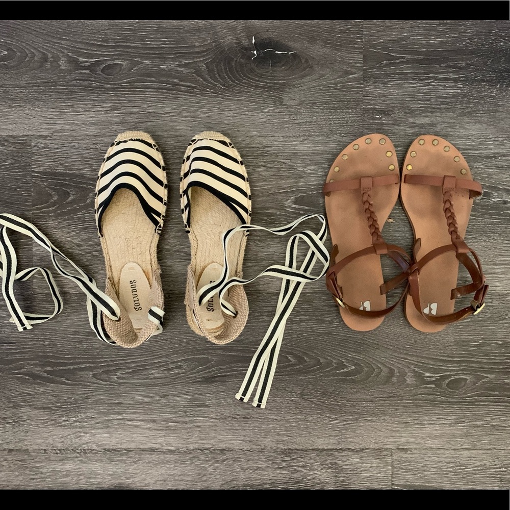 2 pairs sandal bundle deal.  Size 6.5